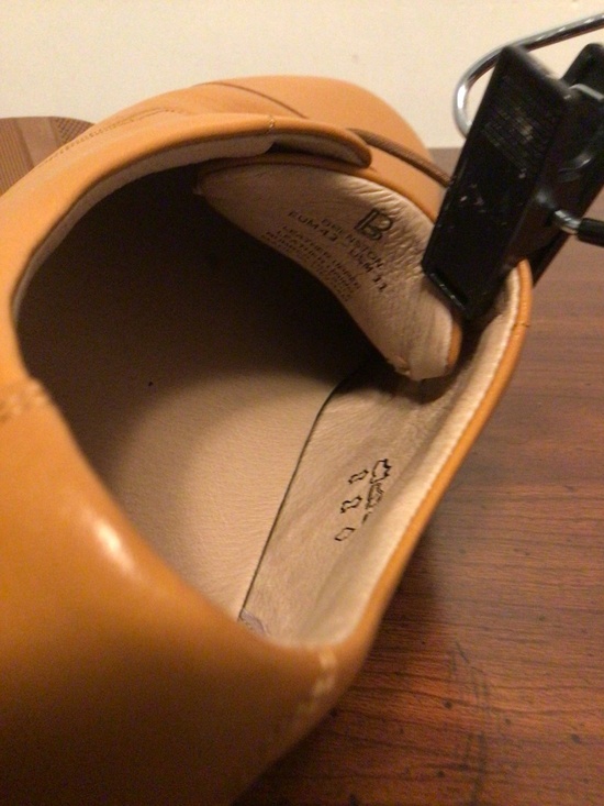 Birchbury  Brenton Barefoot leather dress shoe slip on wide toe minimalist SZ 11 main image 10